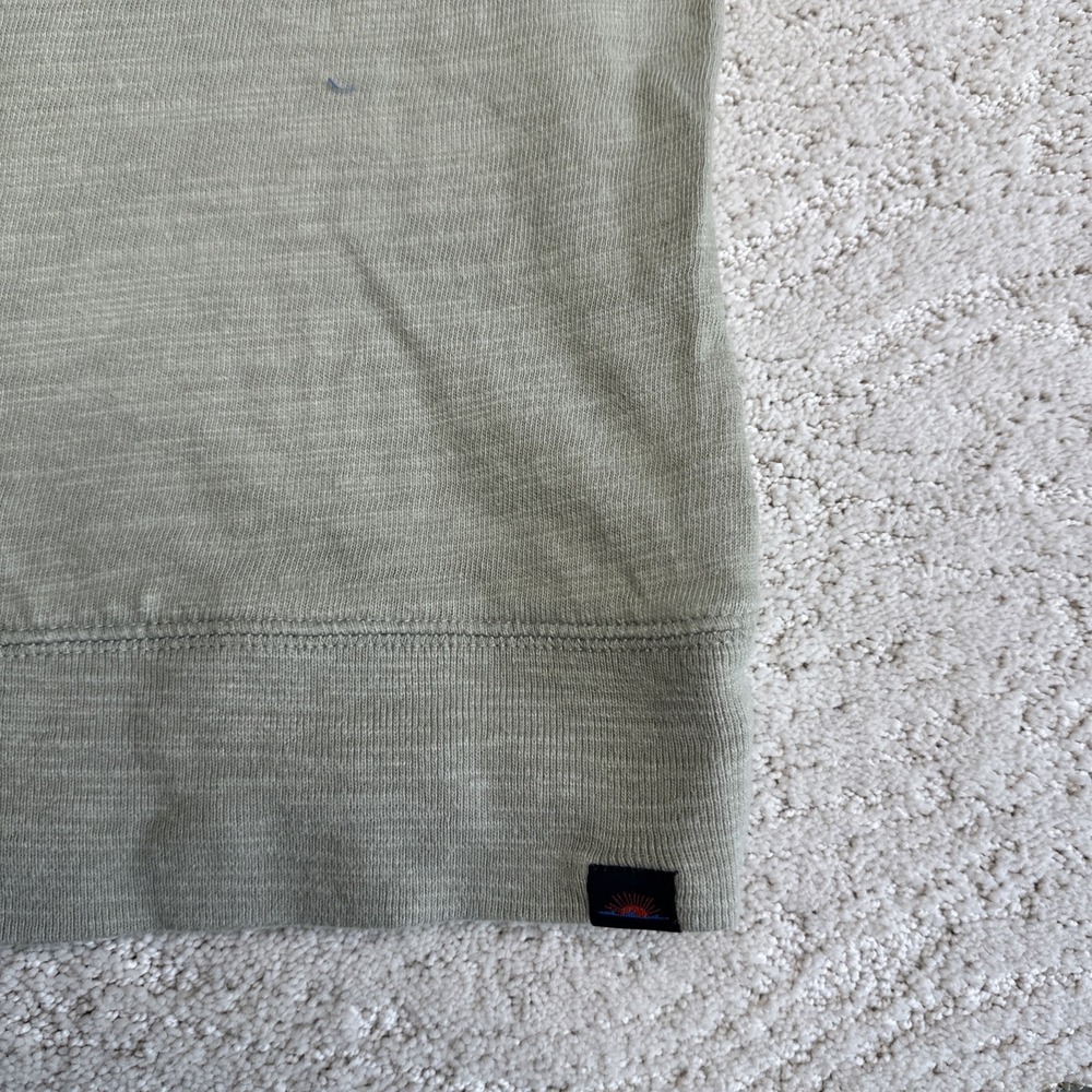Men's Faherty Small Long Sleeve Pullover Hoodie‎ Lightweight Cotton - Picture 3 of 7